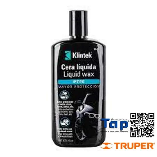 Imagen de CERA LIQUIDA PTFE P AUTO 473 ML KLINTEK