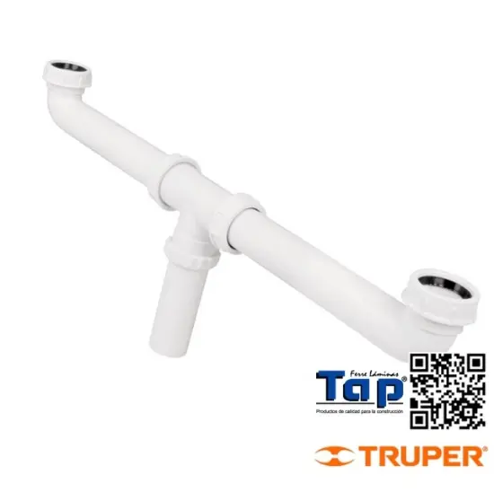 Imagen de CESPOL DOBLE P FREGADERO POLIPROP 038 1-1/2" FOSET