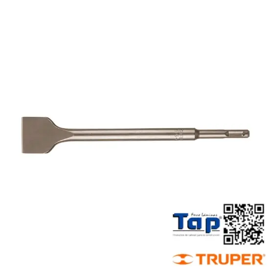 Imagen de CINCEL PLANO GRUESO SDS PLUS 038 1-1/2"X250 10" TRUPER
