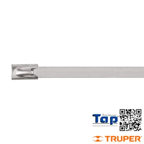 Imagen de CINCHOS 20 CM ACERO INOXIDABLE 99 LB BOL 10