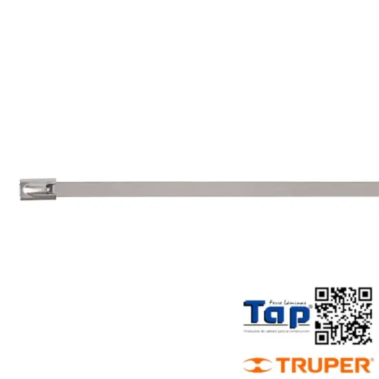 Imagen de CINCHOS 29 CM ACERO INOXIDABLE 99 LB BOL 10