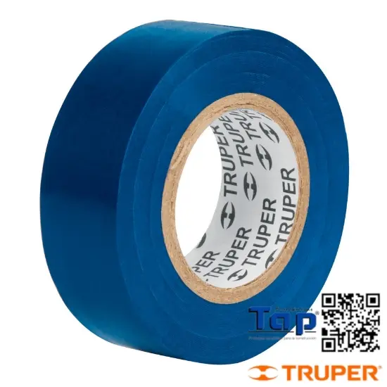 Imagen de CINTA AISLAR  9 MX19 MM AZUL TRUPER
