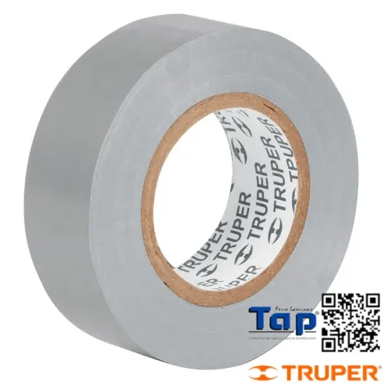 Imagen de CINTA AISLAR  9 MX19 MM GRIS TRUPER