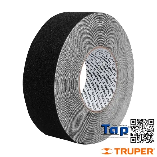Imagen de CINTA ANTIDERRAPANTE NEGRA 50MM C ABRASIVO ROLLO 18M