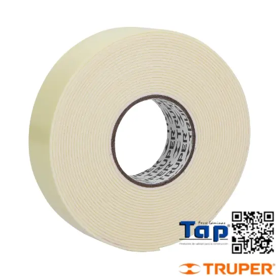 Imagen de CINTA DOBLE CARA 25 MMX 5 M TRUPER