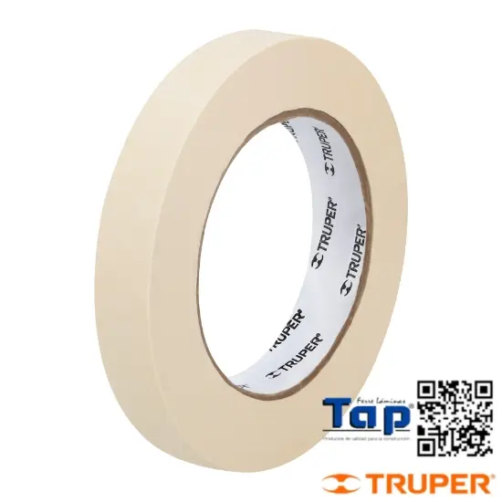 Imagen de CINTA MASKING TAPE 013 1/2"X50 M TRUPER