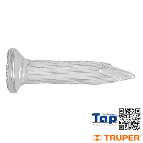 Imagen de CLAVOS P CONCRETO GALVANIZADOS 019 3/4" BOL 1 KG