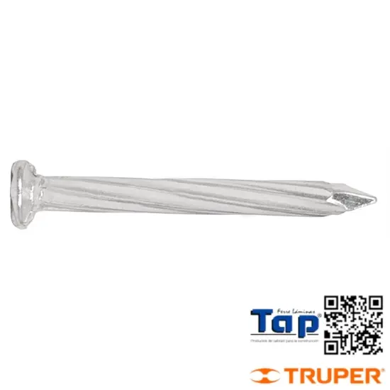Imagen de CLAVOS P CONCRETO GALVANIZADOS 038 1-1/2" BOL 1 KG
