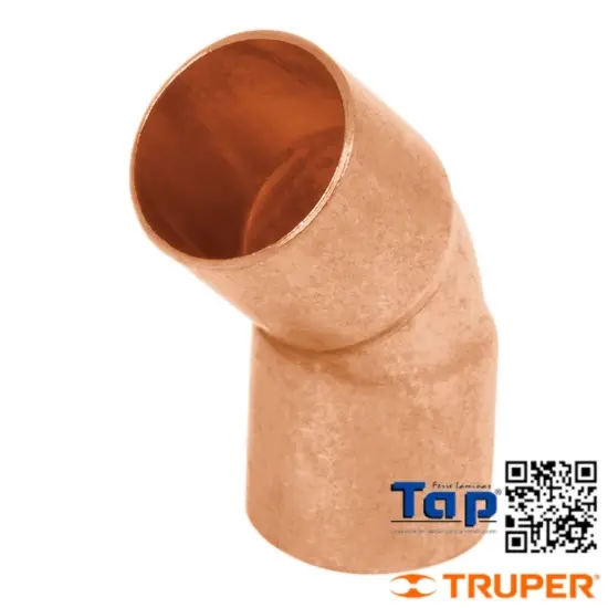 Imagen de CODO 45° COBRE 019 3/4" FOSET