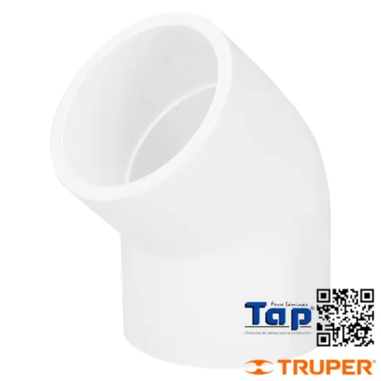 Imagen de CODO 45° PVC 031 1-1/4" FOSET