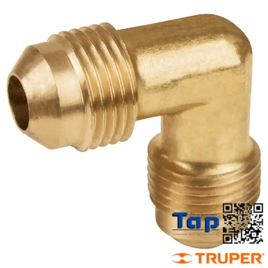Imagen de CODO UNION A 90° LATON 009 3/8"X009 3/8" FOSET