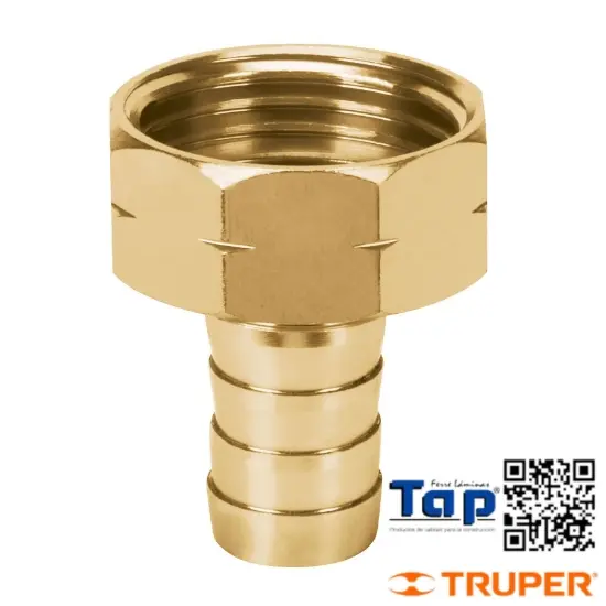 Imagen de CONECTOR 013 1/2" HEMBRA ALU TRUPER