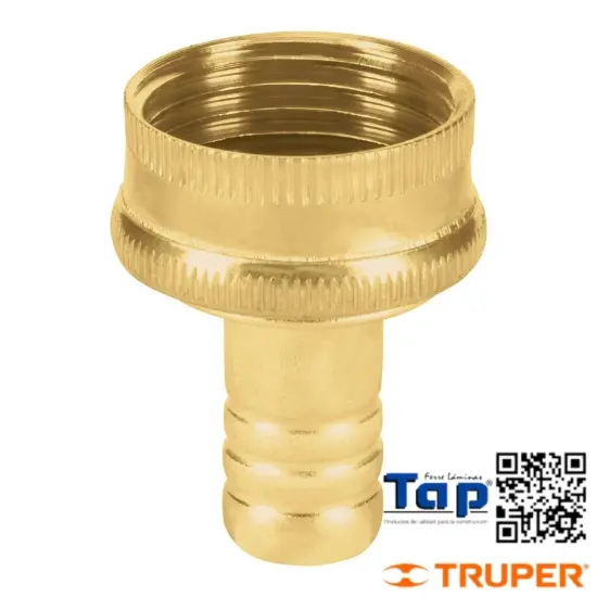 Imagen de CONECTOR 013 1/2" HEMBRA LATON LAMINADO PRETUL