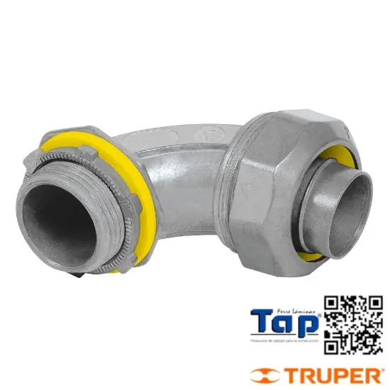 Imagen de CONECTOR CURVO 025 1" P TUBO LIQUID TIGHT VOLTECK