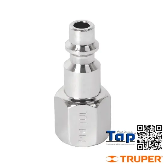 Imagen de CONECTOR RAPIDO T M CUERDA 006 1/4" NPT HEMBRA PRETUL