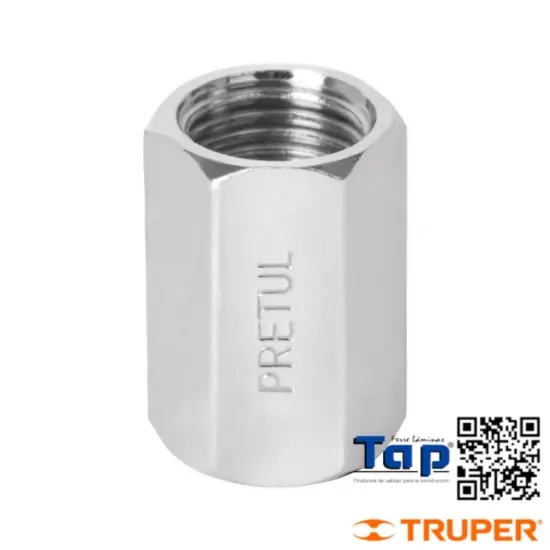 Imagen de COPLE ACERO CUERDA 006 1/4" NPT PRETUL