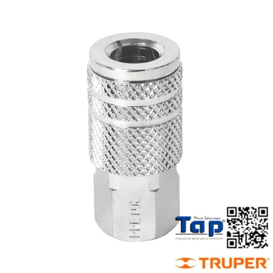 Imagen de COPLE ACERO CUERDA 006 1/4"NPT HEMBRA PRETUL