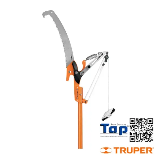 Imagen de CORTADOR RAMAS ALTAS MANGO TELESCOPICO 3.6 M FIBRA VIDRIO