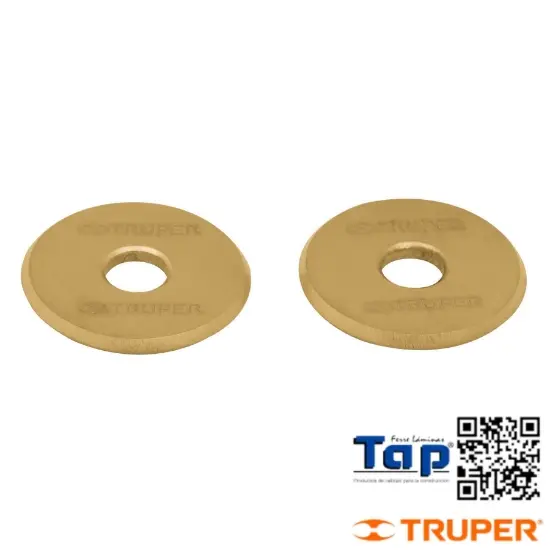 Imagen de CUCHILLAS TITANIO P CORTADORES AZULEJOS BLISTER 2 TRUPER