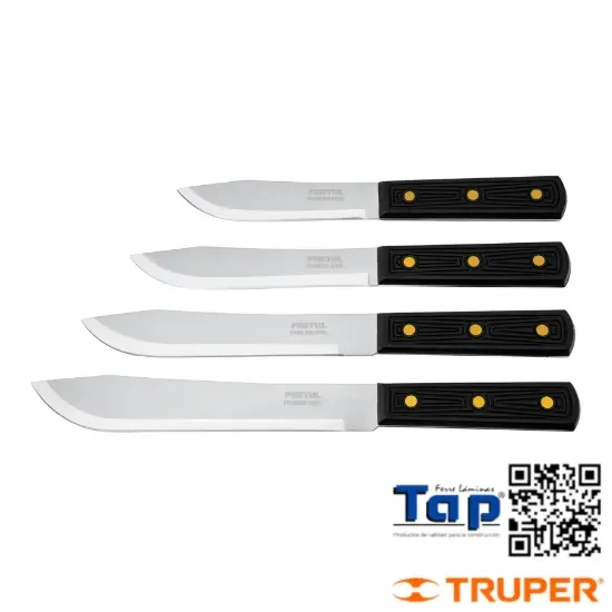 Imagen de CUCHILLO CEBOLLERO 200 8" MANGO PCO PRETUL