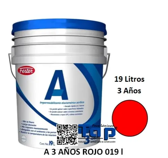 Imagen de A 3 AÑOS ROJO 019 l