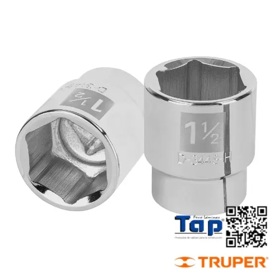 Imagen de DADO 033 1-11/16"  6 PTA CUA 019 3/4" TRUPER