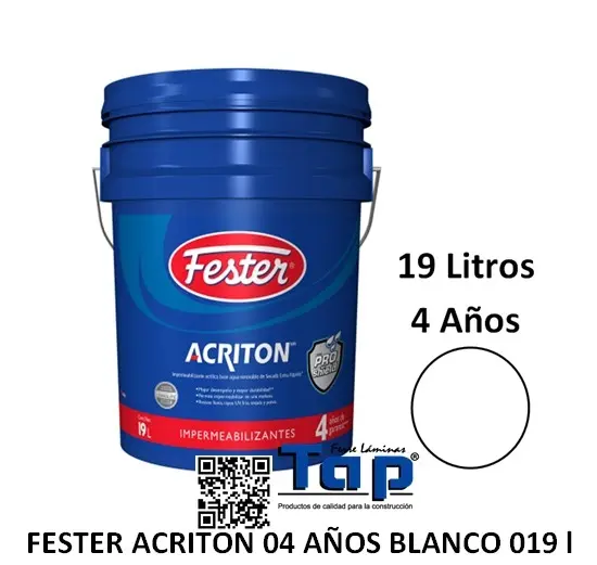 Imagen de FESTER ACRITON 04 AÑOS BLANCO 019 l