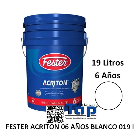 Imagen de FESTER ACRITON 06 AÑOS BLANCO 019 l
