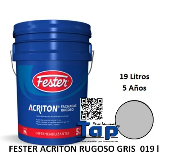 Imagen de FESTER ACRITON RUGOSO GRIS  019 l