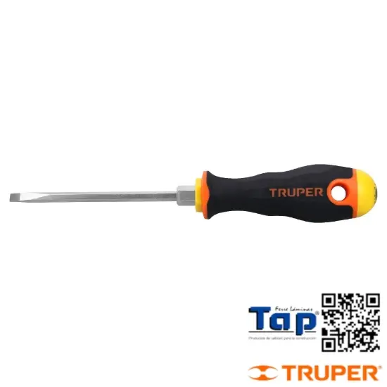 Imagen de DESARMADOR CABINET 003 1/8"X203 8" MANGO COMFORTGRIP TRUPER