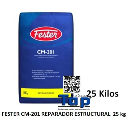 Imagen de FESTER CM-201 REPARADOR ESTRUCTURAL  25 kg