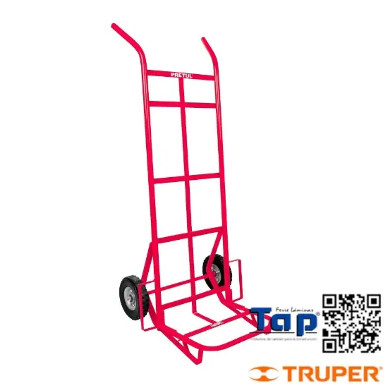 Imagen de DIABLO CARGA 400 KG RUEDAS SOLIDAS DOBLE BALERO