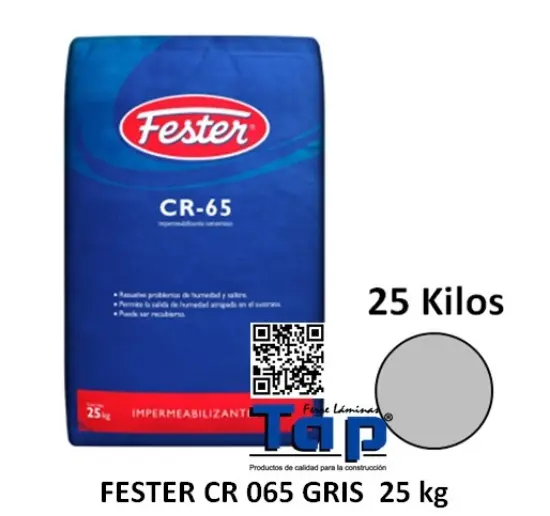 Imagen de FESTER CR 065 GRIS  25 kg