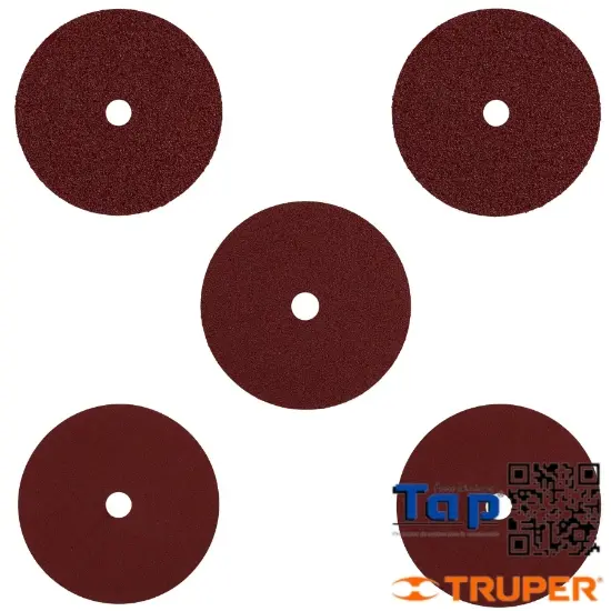 Imagen de DISCO LIJA 175 7" C RESP. FIBRA GRANO  50 TRUPER