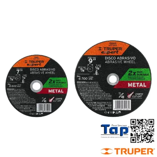Imagen de DISCO P CORTE METAL T 41 DIAMETRO 175 7" EXPERT