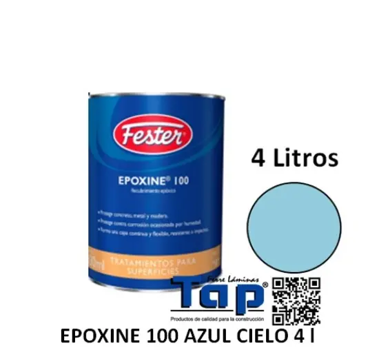 Imagen de EPOXINE 100 AZUL CIELO 4 l