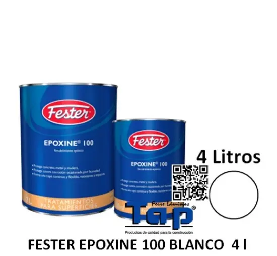 Imagen de FESTER EPOXINE 100 BLANCO  4 l