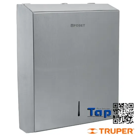 Imagen de DISPENSADOR DE ACERO INOX P TOALLAS DE PAPEL FOSET