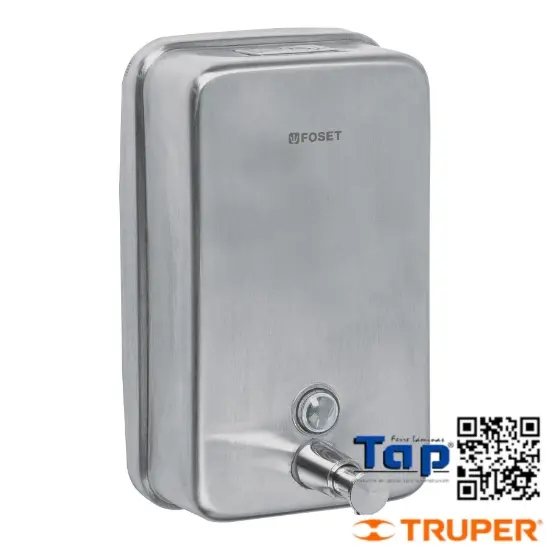Imagen de DOSIFICADOR DE ACERO INOX P JABON LIQUIDO FOSET