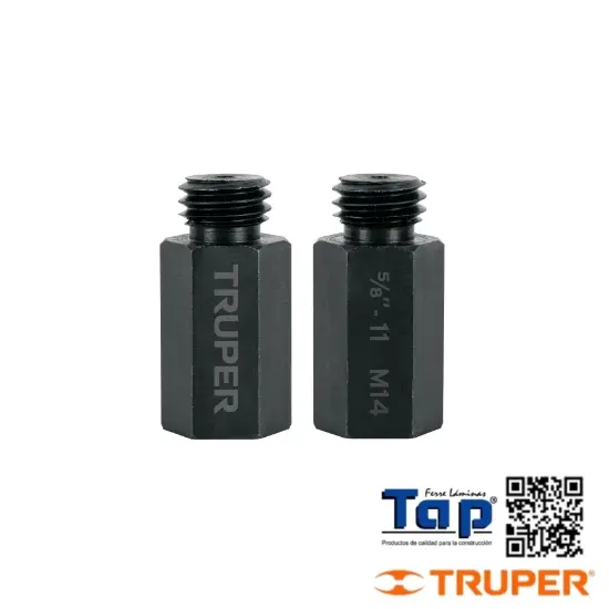 Imagen de ADAPTADOR P PULIDORAS M14 A 015 5/8" 2 PIEZAS TRUPER