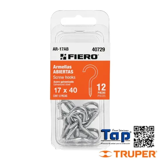 Imagen de ARMELLASABIERTAS DE 17 X40 FIERO BLISTER C 12