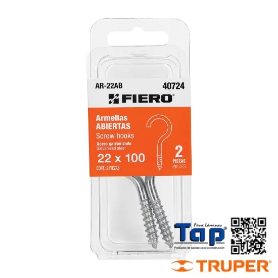 Imagen de ARMELLASABIERTAS DE 22 X100 FIERO BLISTER C 2
