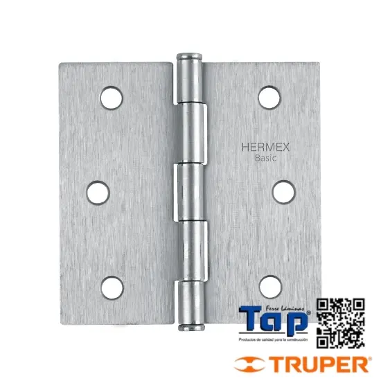 Imagen de BISAGRA CUA 051 2" SATINADO CBZA PLANA BASIC