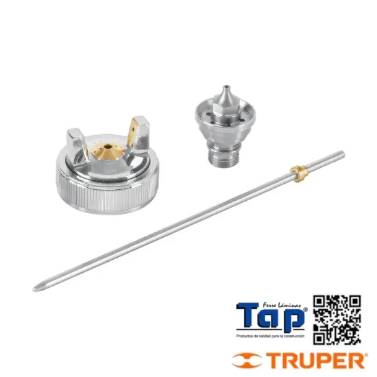 Imagen de BOQUILLA AGUJA Y TOBERA P PIPI-452 TRUPER JGO