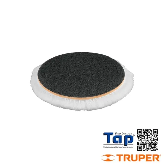 Imagen de BORLA P PULIR DE LANA DE 152 6" HOOK AND LOOP TRUPER