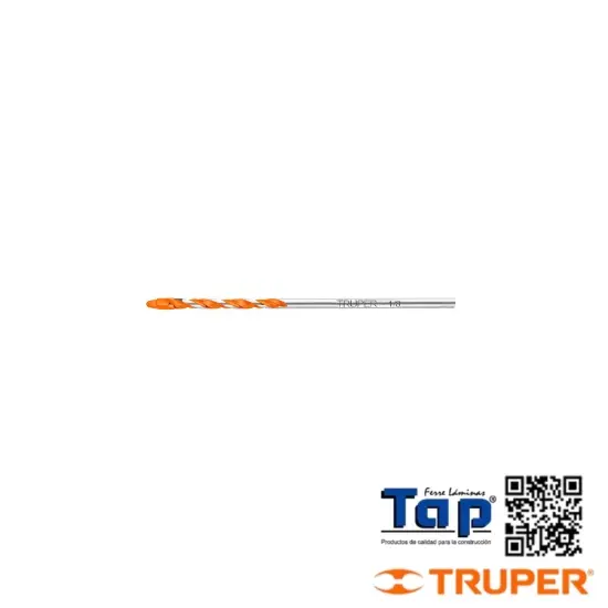 Imagen de BROCA MULTIMATERIAL 003 1/8 X076 3" TRUPER