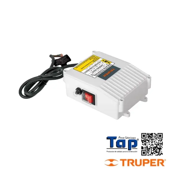 Imagen de CAJA DE CTROL P BOMBA POZO PROFUNDO 025 1 HP 220V TRUPER