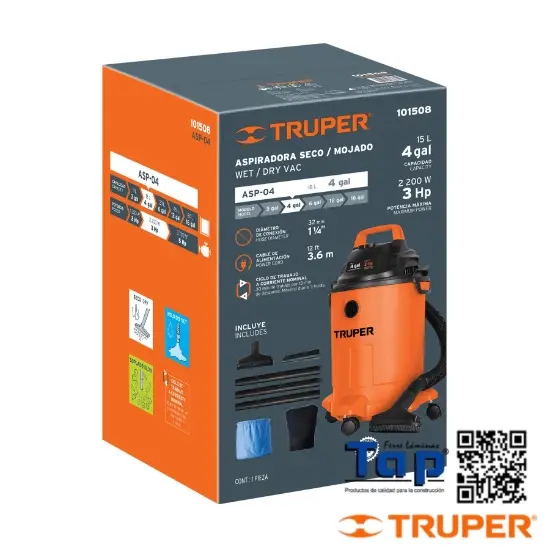 Imagen de CAJA DE EMPAQUE DE REP P ASP-04 TRUPER