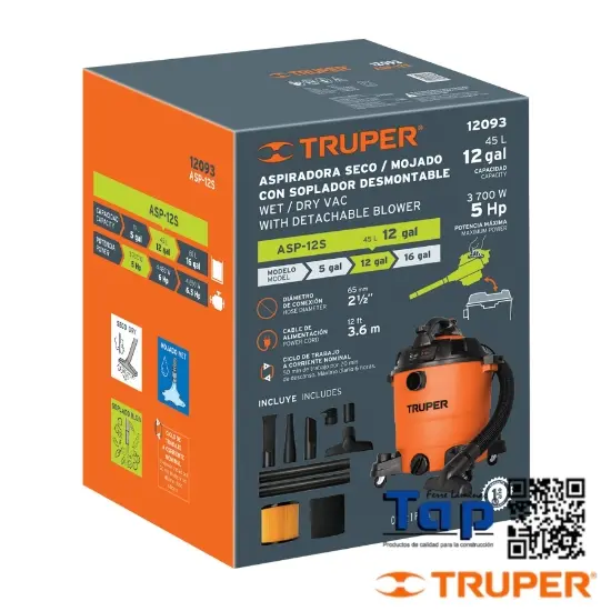 Imagen de CAJA DE EMPAQUE DE REP P ASP-12S TRUPER