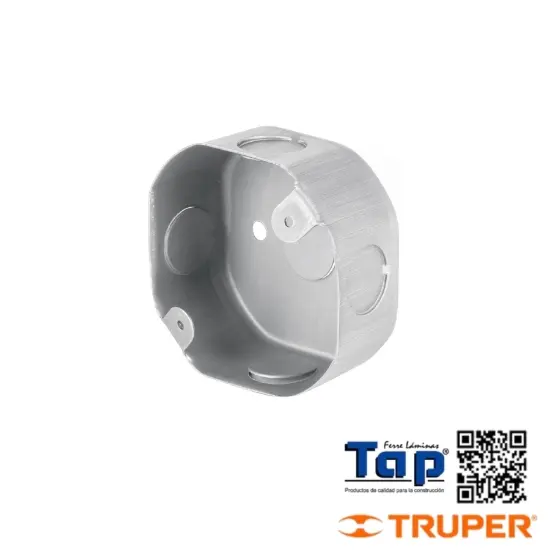 Imagen de CAJA OCTAGONAL 076 3" X076 3" REFORZADA VOLTECK